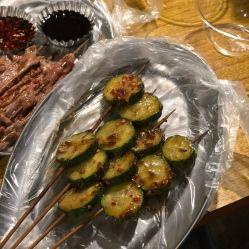 烧烤吃瓜图片,欢乐吃瓜时光