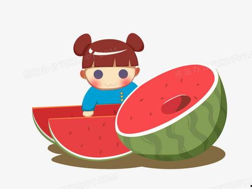 吃瓜画图片大全,趣味横生的吃瓜画图鉴